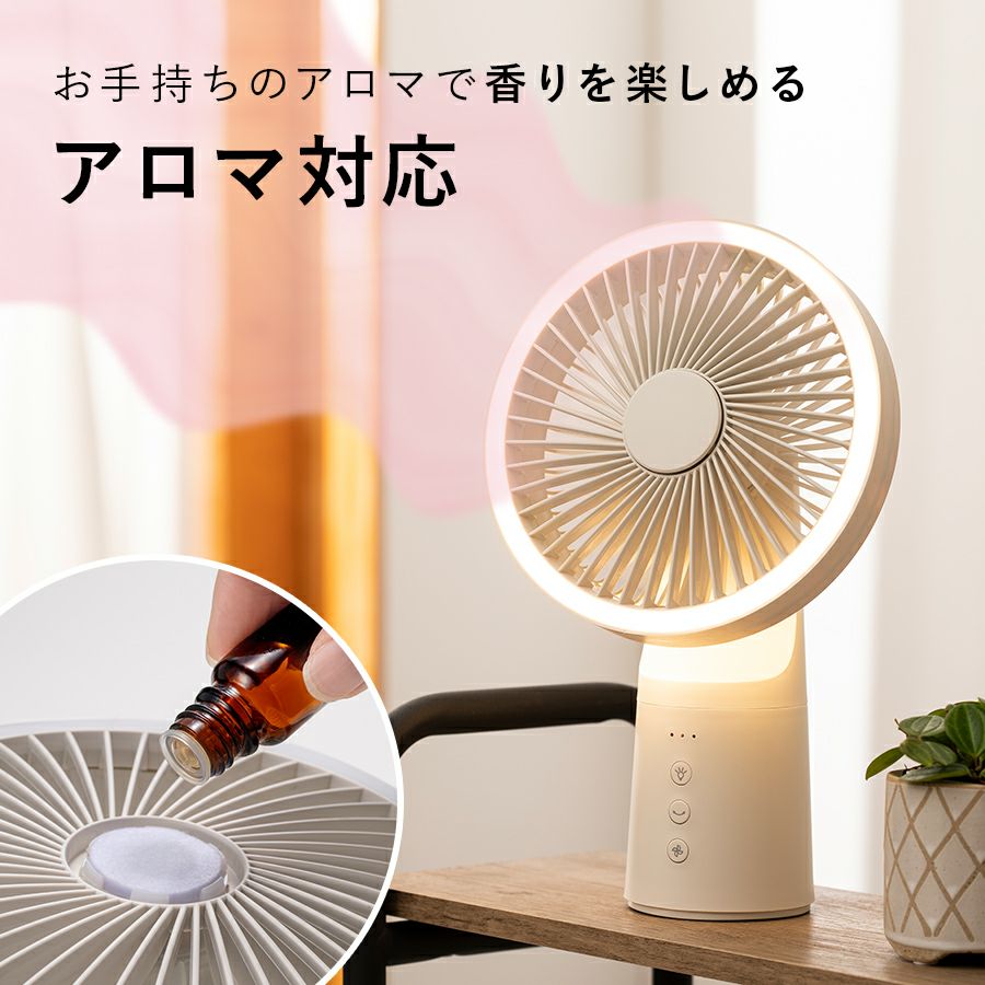 DF-T2233 充電式LEDマルチポータブルファン | THREEUP公式オンライン