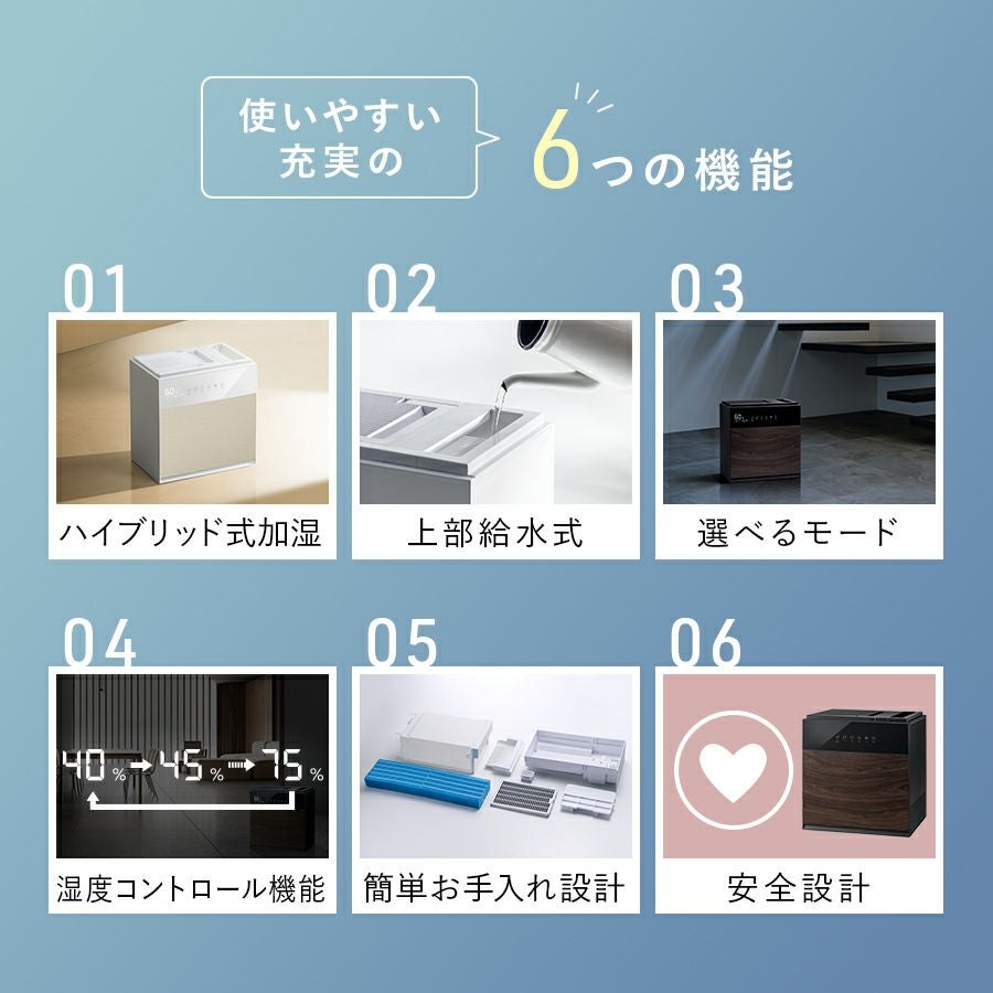 GX-T2267 気化式加湿器 GRANLUXE (グランリュクス) GXシリーズ
