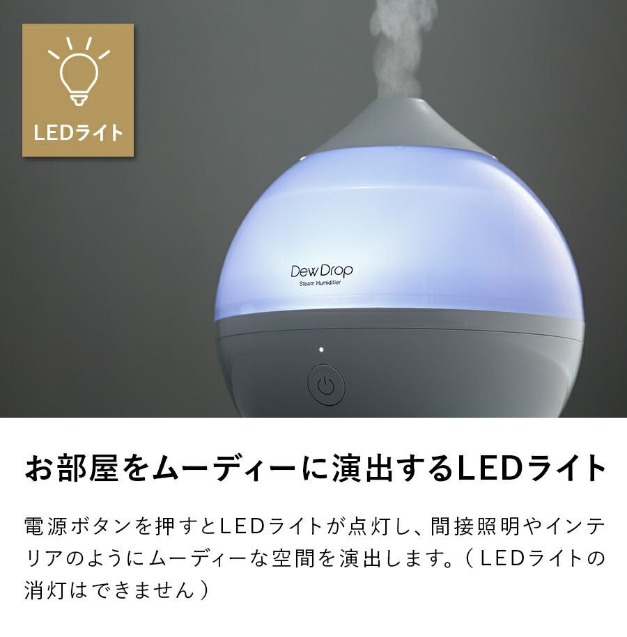 ST-T2019 スチーム加湿器 Dew Drop (デュードロップ) M | THREEUP公式