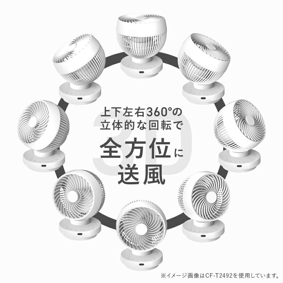 CF-T2491 3Dスイング ターボサーキュレーター360 | THREEUP公式