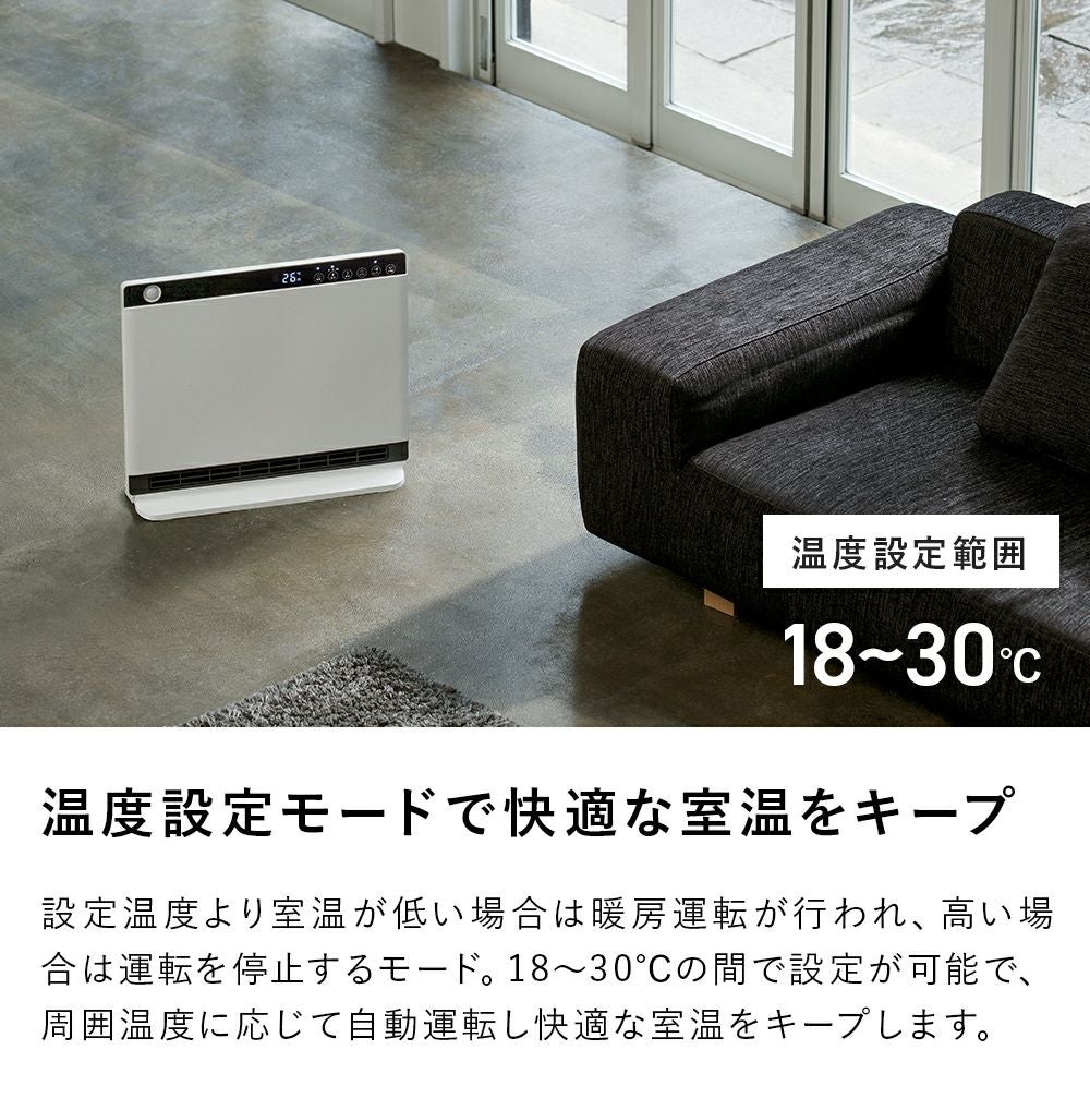 CH-MT2436 節電/室温センサー付 大風量パネルセラミックヒーター