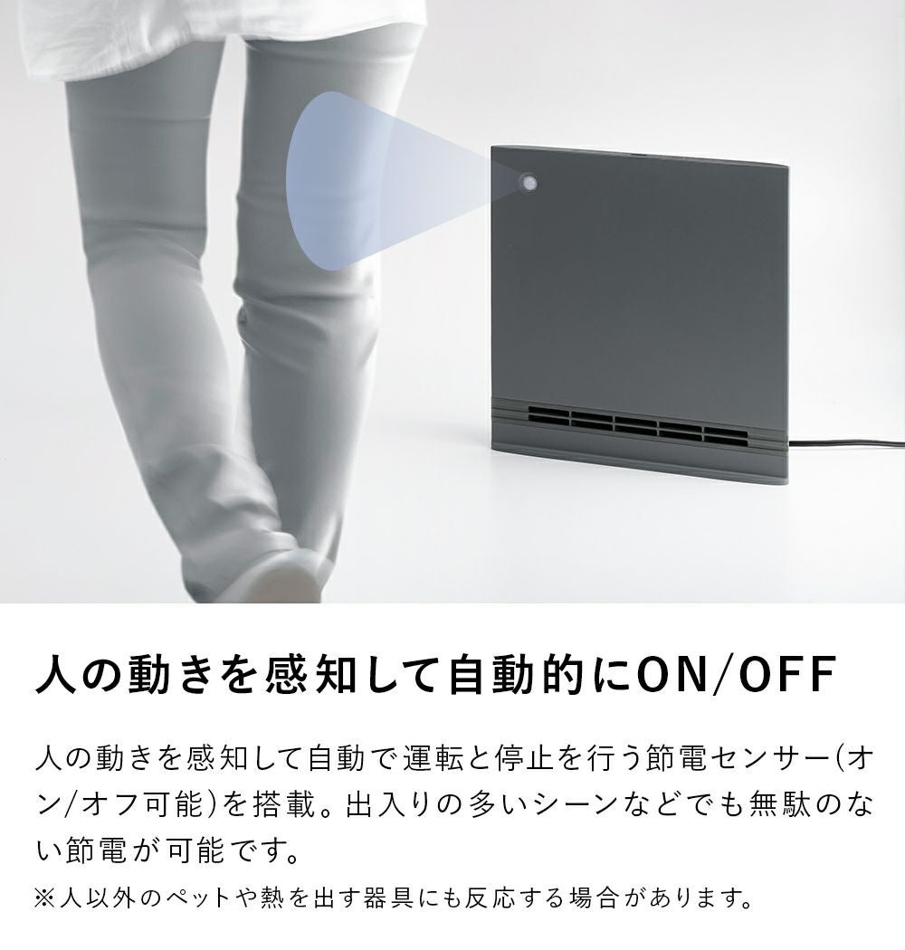 CH-T2496 節電/室温センサー付 大風量パネルセラミックヒーター