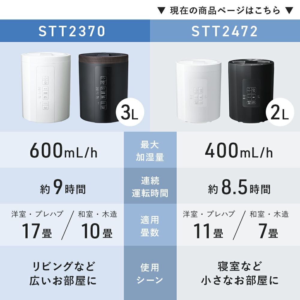 ST-T2472 多機能スチーム加湿器 スチームポット 2L | THREEUP公式 ST-T2472 多機能スチーム加湿器 スチームポット 2L | THREEUP公式