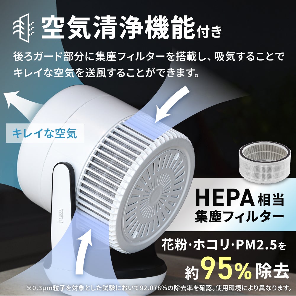 CF-T2507 空気清浄機能付サーキュレーター | THREEUP公式オンライン
