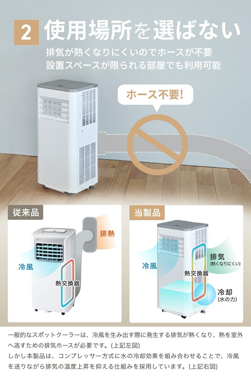 DL-T2605 ダクトレスハイパワースポットエアクーラー