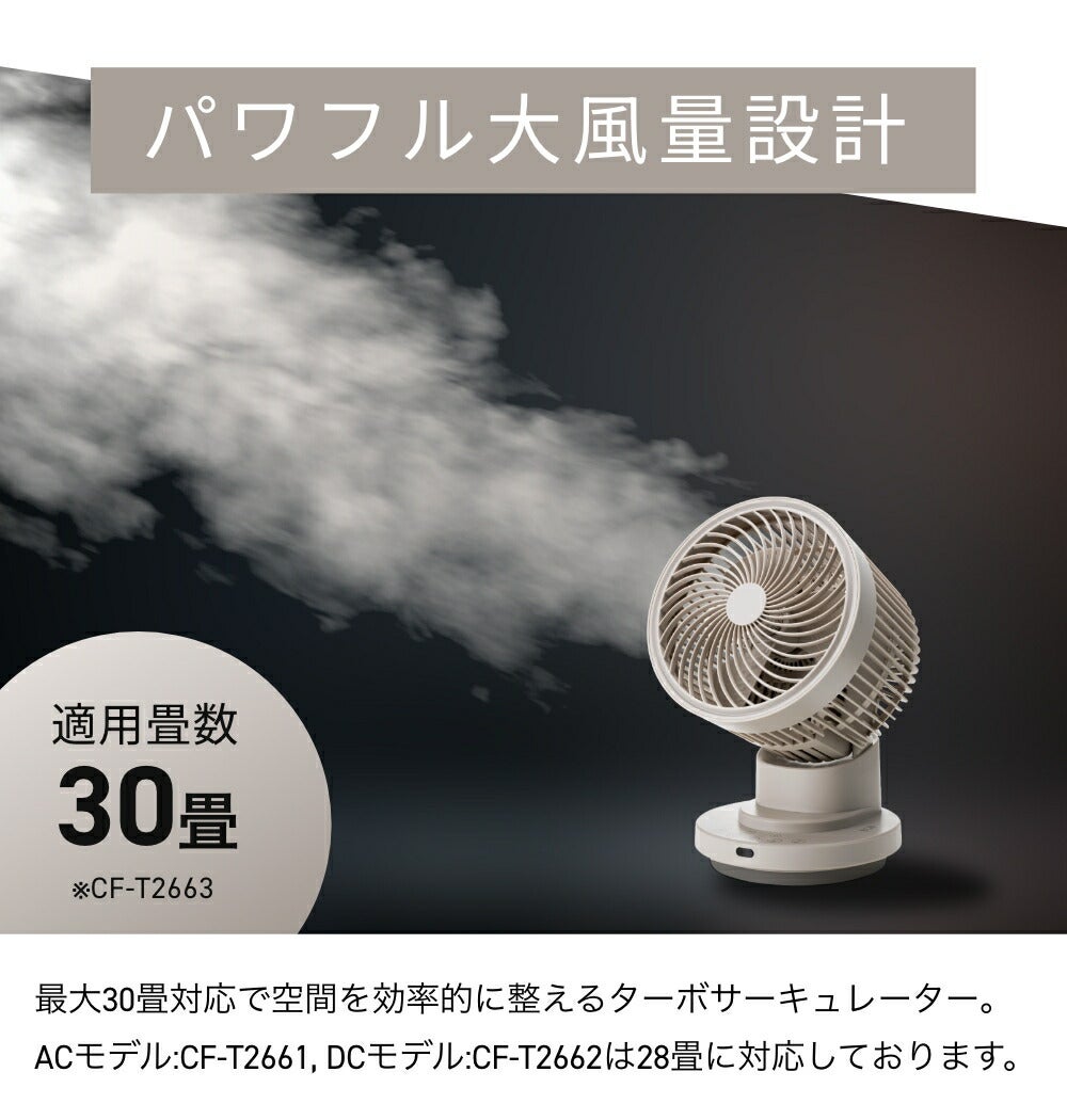 サーキュレーター CF-T2661 CF-T2662 CF-T2663 大風量サーキュレーター